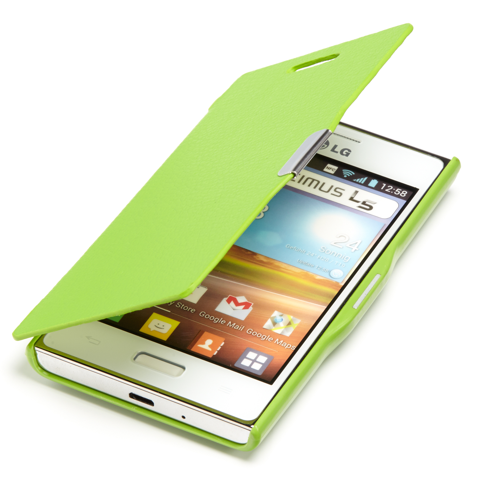 Slim Flip Case LG Optimus l5 e610 sac portable pliante Housse etui de