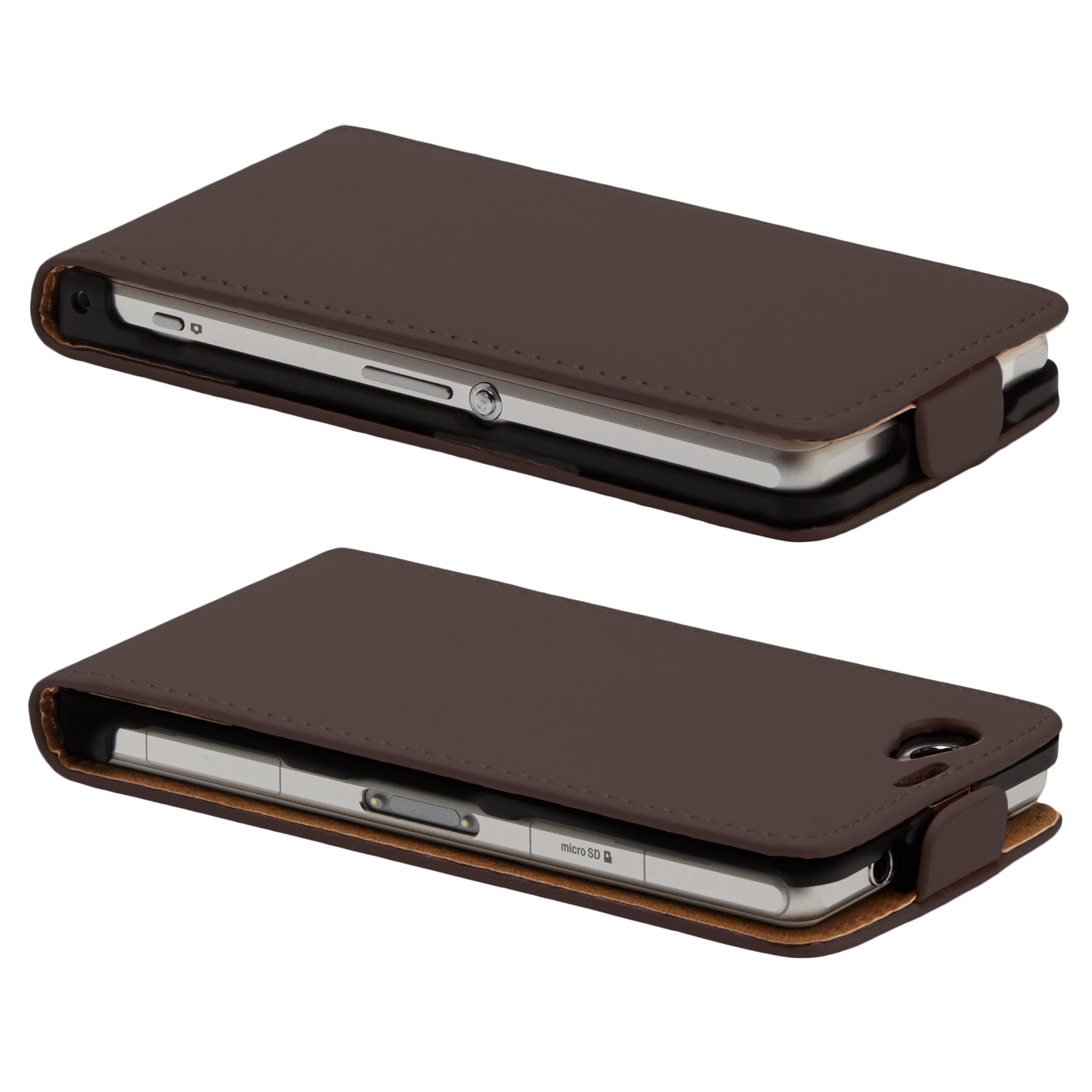 Sony Xperia Z1 Compact Hülle Tasche Flip Case Schutz Etui Cover - Bild 8 von 9